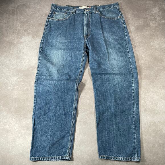 Levi’s 550 Dark Wash Relaxed Fit Denim Jeans - Picture 2 of 7